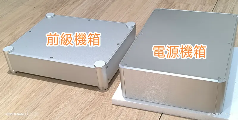 分體機箱組裝完成，等待零件&變壓器到貨